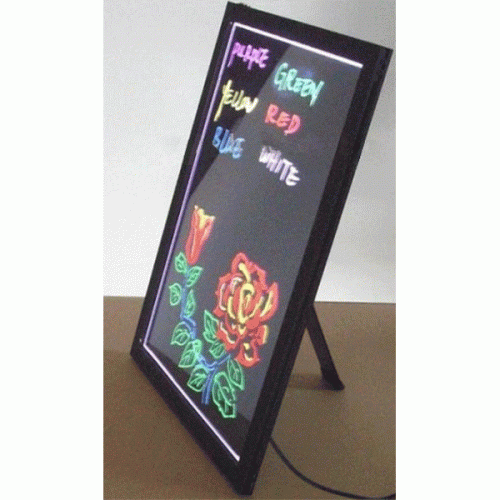 Marker Board LED Illuminated Writing Sign, Color Changing