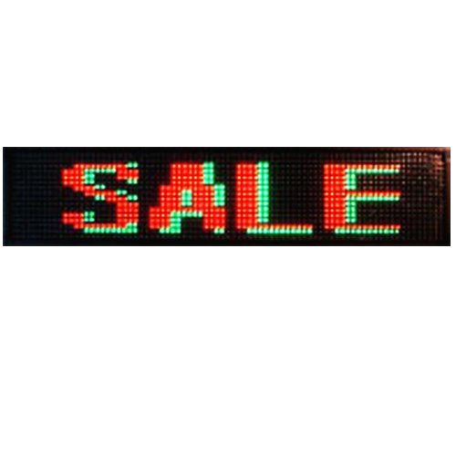 Outdoor electronic discount notice boards