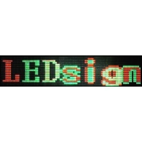 95 x 19 Outdoor LED Sign 3 Color Electronic Message Center