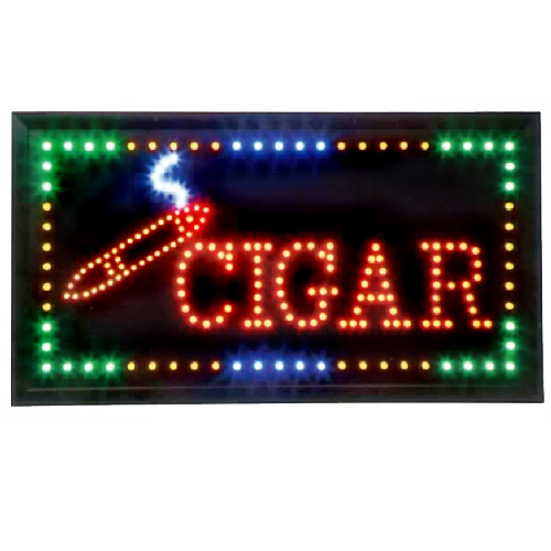 Animated LED Product Sign - CIGAR