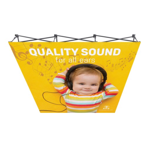 One Choice Straight Fabric Pop Up Display 8ft