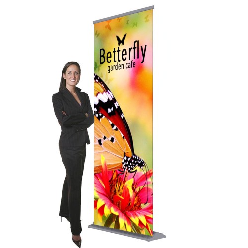 One Choice Better Roll Up Banner Stand 33x80