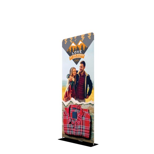 One Choice Fabric Banner, 3ft wide Double Sided Display