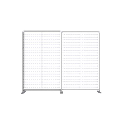 EZ Tube Connect 2 Panel 10ft Lighted Backwall Display 