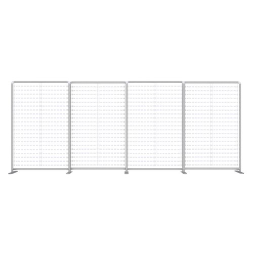 EZ Tube Connect 4 Panel 20ft Lighted Backwall Display 