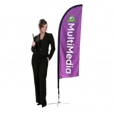7 ft. X-Small Falcon® Flag X-Base with Graphic