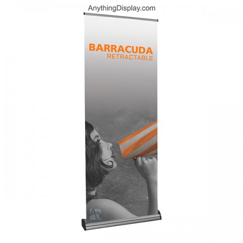  32 inch Barracuda Retractable Telescopic Banner Stand
