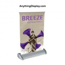 9 x 13 inch Breeze Economy Table Top Banner Stand 