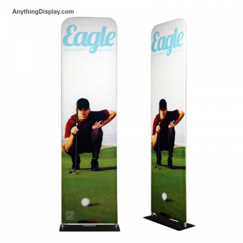EZ Extends Banner 9 or 10 feet tall x 2ft wide with Fabric Graphic