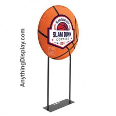 EZ Extend Circle Banner Stand 3ft Round With Front Fabric Graphic