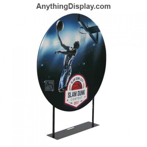 Graphic 5ft Round Banner For EZ Extend Circle Banner Stand