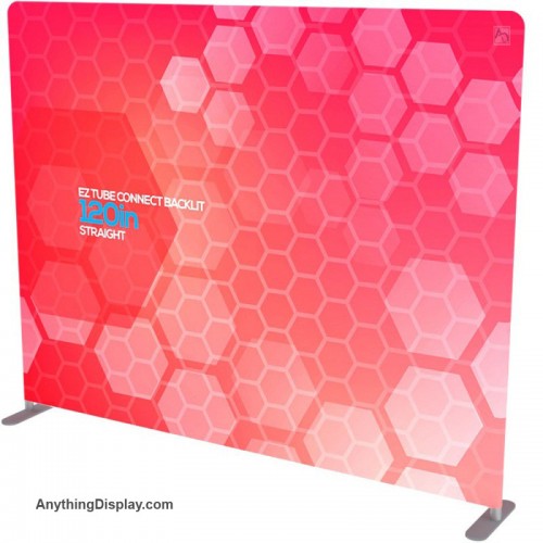 EZ Tube Connect 4 Panel 20ft Lighted Backwall Display 