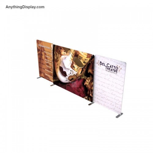 EZ Tube Connect 3 Panel 20ft Lighted Backwall Display 