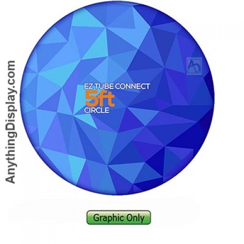 5 ft. EZ Tube® Connect Circle Single-Sided (Graphic Package)