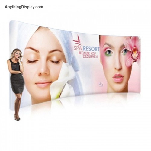 EZ Tube  Trade Show Backdrop 20ft Display, Double Sided 