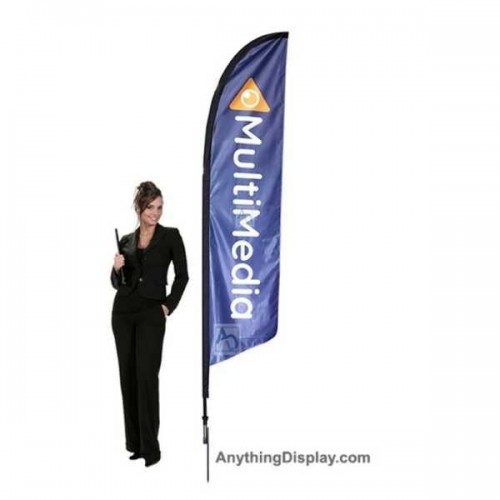 Falcon Flag 10.5ft Banner Custom Printed - Graphic Only 