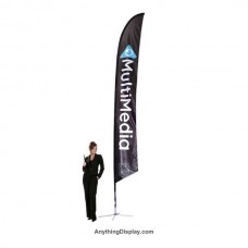 17 ft. X-Large Falcon® Flag With Cross-Base (Graphic Package)