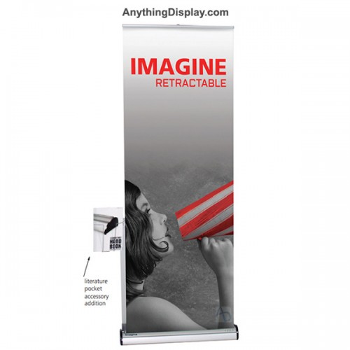 36 inch Imagine Banner Stand 3 ft x 7 ft Banner Display