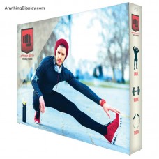 Backlit Pop Up Light Wall 10ft wide Display Lumiere with SEG Print