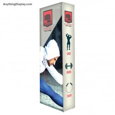 2.5ft x 7.5ft Lumiere Backlit Tower Display Single Sided SEG Graphics