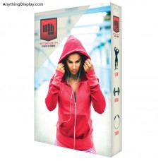 Backlit Popup Light Wall Lumiere 5 ft x 7.5 ft Push Fit Graphics 