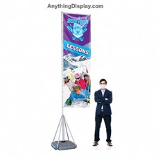 One Choice Telescopic Flag Mondo Custom Printed Graphic Package 17ft
