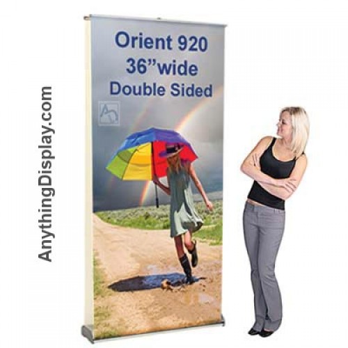 Custom Printed Banner for Orient 920 Double Sided 36" Display