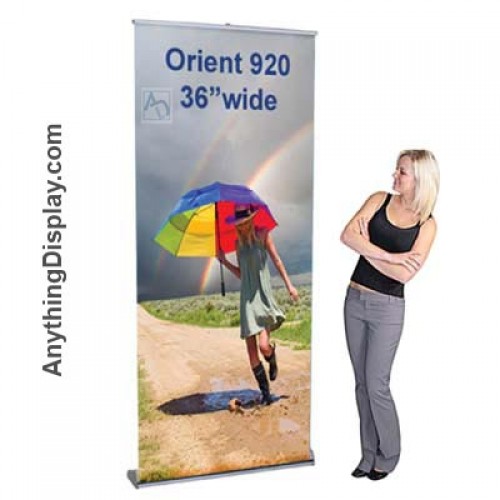 Trade Show Banner Stand Orient 920 Retractable 36w Stand Display