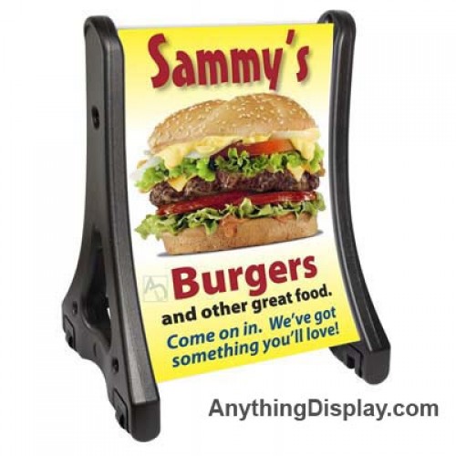 32 x 42 inch Outdoor Rolling Swinger Sign Holder Only