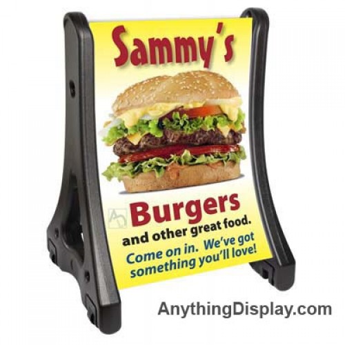 48 x 60 inch Outdoor Rolling Roadside Sign Holder Only