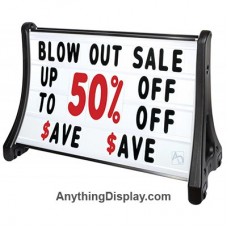 48 x 60 inch Outdoor Rolling Message Board Roadside Standard