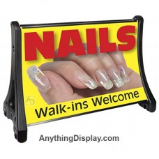 48 x 60 inch Outdoor Rolling Roadside Sign Holder Only