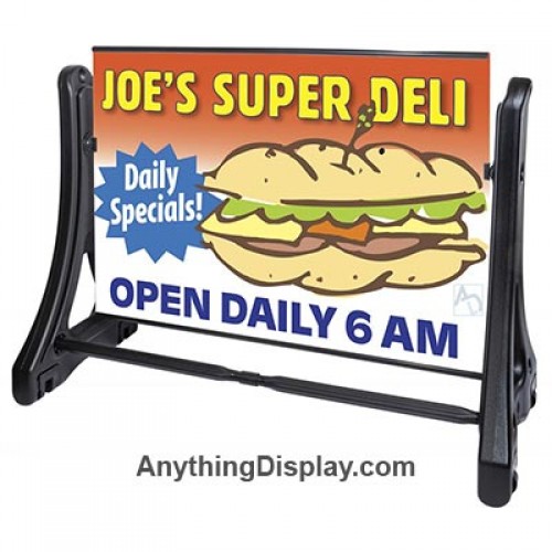 29 x 42 inch Outdoor - Rolling Sign Holder