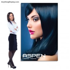 Aspen Fabric Frame System -- 4 ft x 6 ft, Single-Sided, Graphic Package (Frame & Graphic)