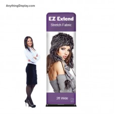 2 x 7.5 ft. EZ Extend® Single-Sided with White Back Fabric (Graphic Package)