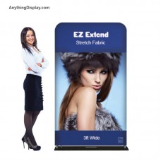 3 x 5.5 or 6.5 ft. EZ Extend® with Fabric (Graphic Package)