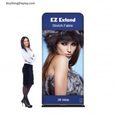 3 x 7.5 or 8.5 ft. EZ Extend® with Fabric (Graphic Package)