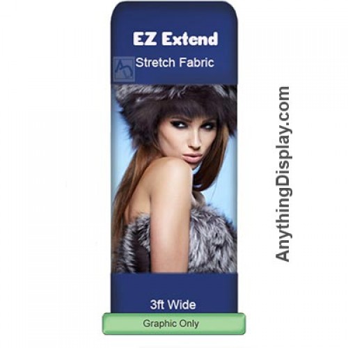 3 x 9.5 or 10.5 ft. EZ Extend® with Fabric (Graphic Package)
