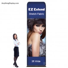 Extra Tall Banner 11ft high x 3ft EZ Tube Banner Extend with Graphics