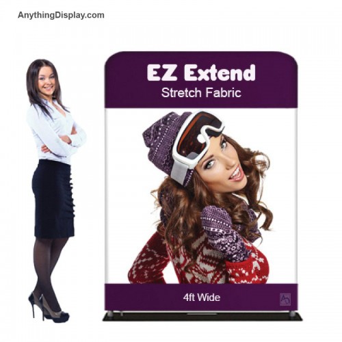 4 x 5.5 ft. EZ Extend® Single-Sided with White Back Fabric (Graphic Only)