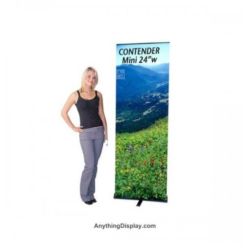 Custom Printed Banner for Contender Retractable Stand 24"