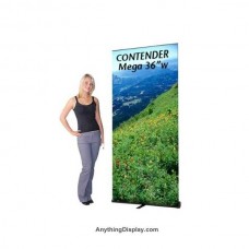 36 inch Contender Mega Pull Up Banner Stand