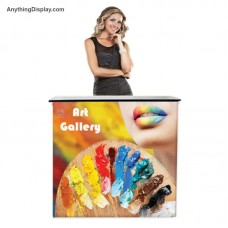 Ready Pop Fabric Pop Up Counter Display Printed Graphic Included