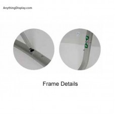Curved EZ Tube Table Top Trade Show Booth 6ft Display - Frame Only
