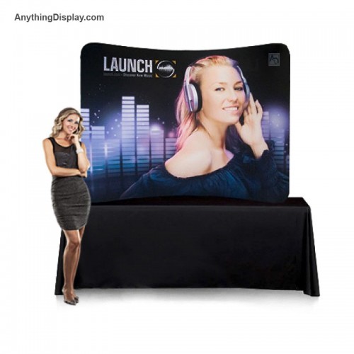 Graphic for 8ft Curved EZ Tube Table Top Display