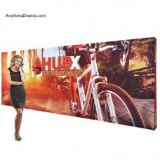 Stretch Fabric Pop Up Display Large Portable Booth 20ft Straight RPL