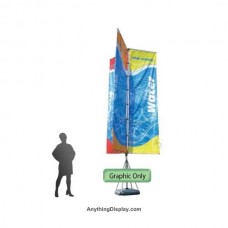Custom Banner for Empire 17' Flagpole, Triple Flag 