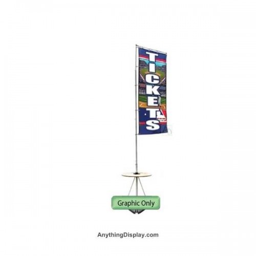 17ft Single Arm Telescopic Flag Pole 