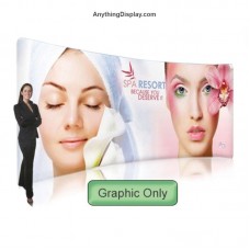 Stretch Fabric Graphic for the 20ft Curved EZ Tube Display