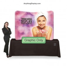 Stretch Fabric Graphic for the 6ft Curved EZ Tube Table Top Display